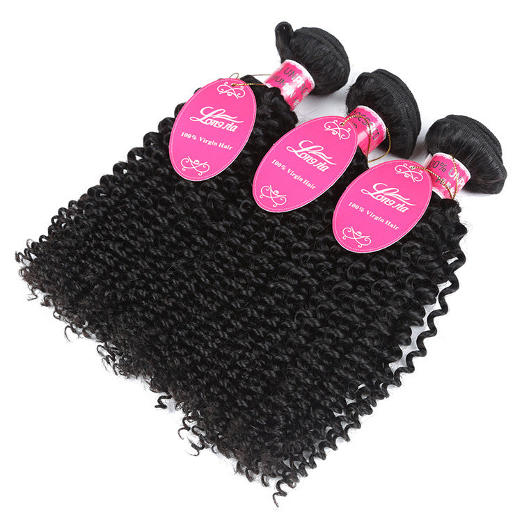 10A Deep Curly Brazilian Human Hair Bundles