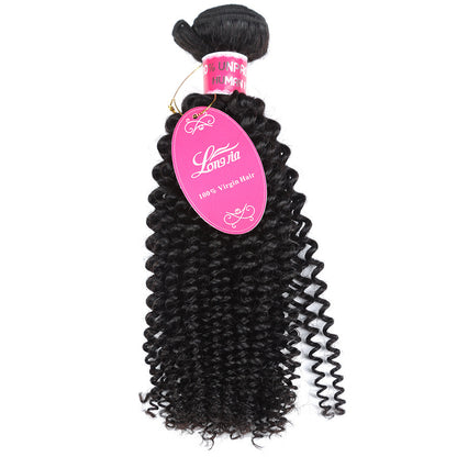 10A Deep Curly Brazilian Human Hair Bundles