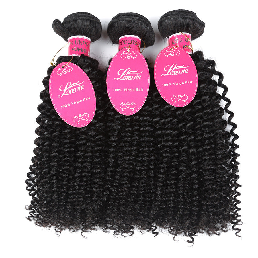 10A Deep Curly Brazilian Human Hair Bundles