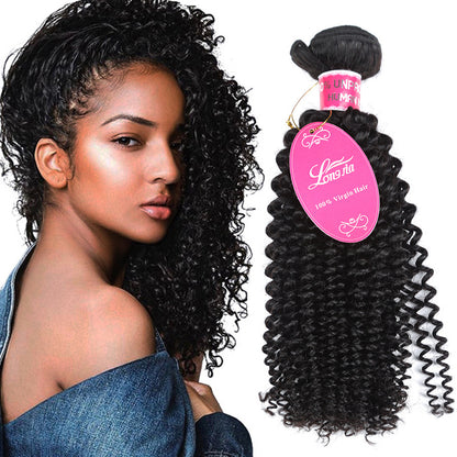 10A Deep Curly Brazilian Human Hair Bundles