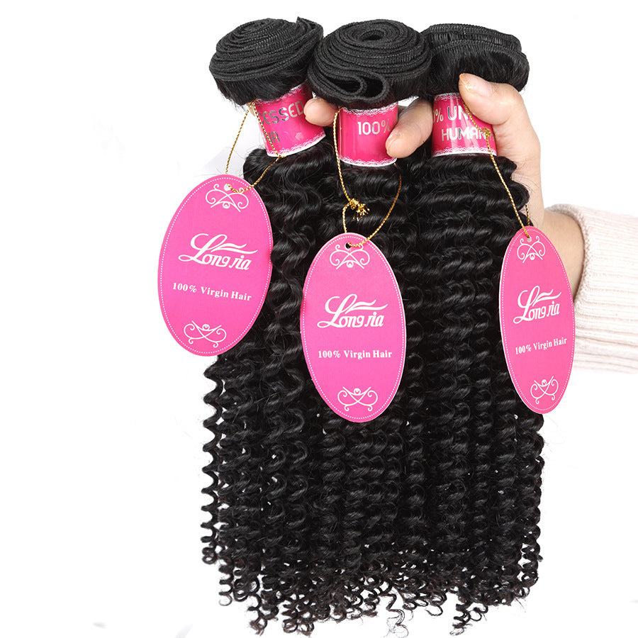 10A Deep Curly Brazilian Human Hair Bundles